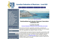 Desktop Screenshot of cfm820.ca